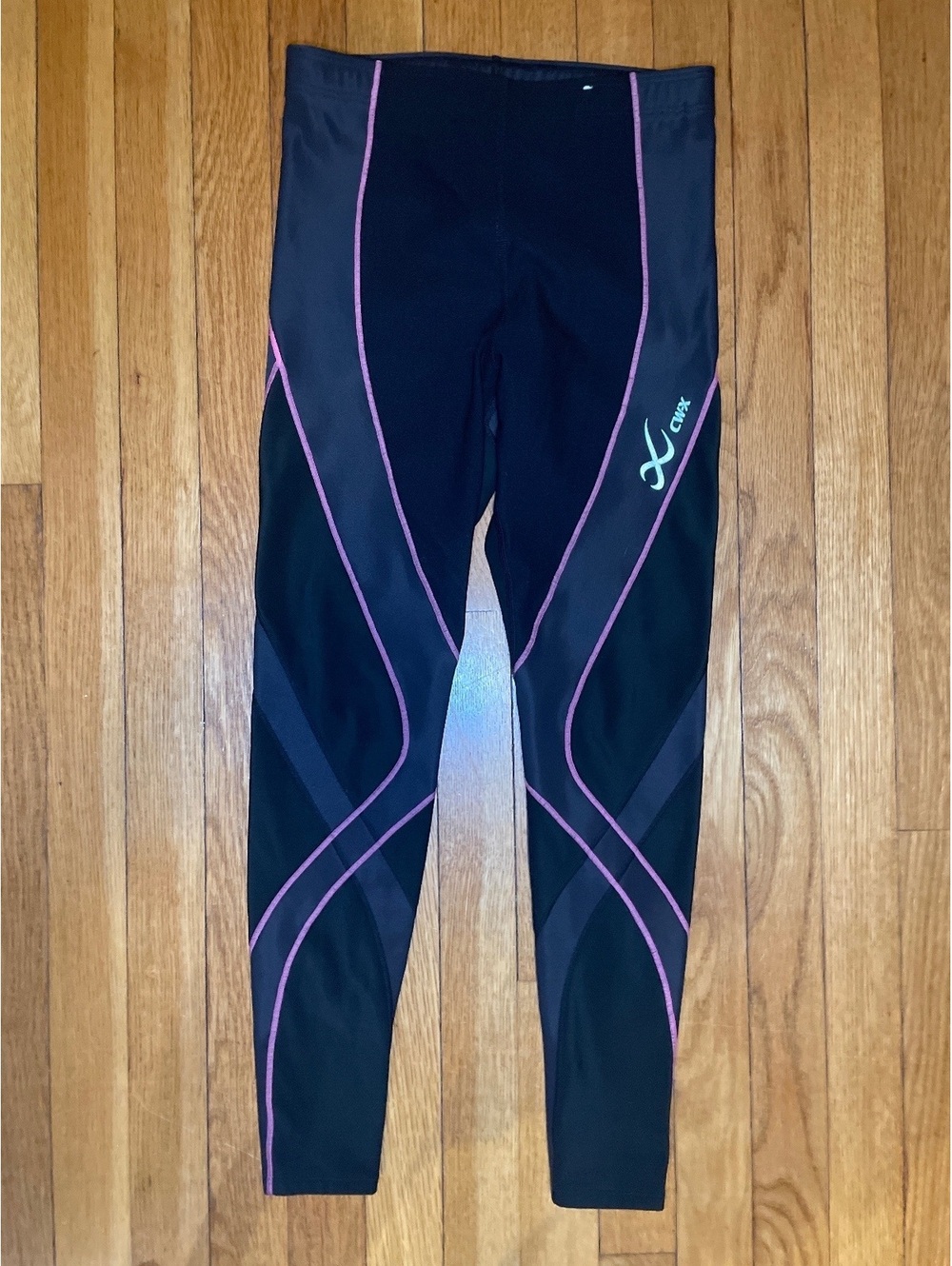 CW-X Insulator Endurance Pro Compression Tights Women Small Black Pink Running
